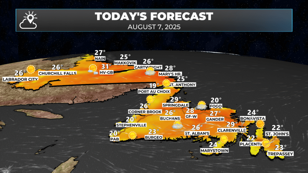 Thursday morning weather brief | August 7, 2025: forecast graphic 4
