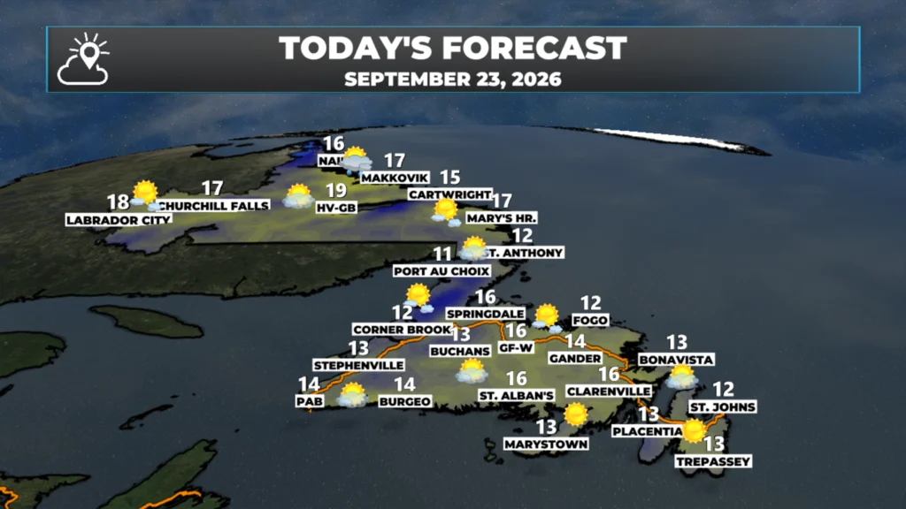 Wednesday Morning’s Weather Briefing — September 23, 2026 : forecast graphic 3