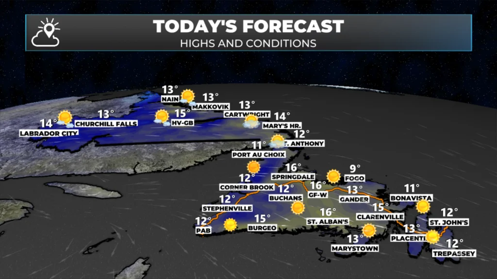 Monday Morning Weather Brief — October 13, 2025: forecast graphic 3