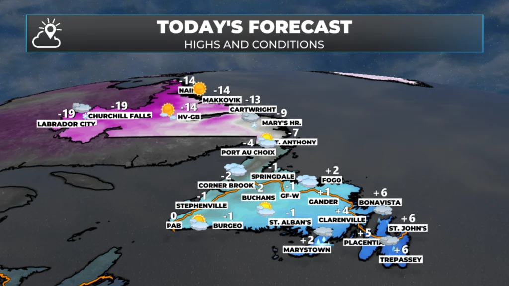 Monday Morning Weather Update — December 22, 2025: forecast graphic 1