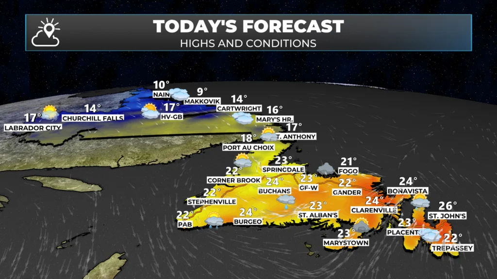 Friday morning update — August 15, 2025: forecast graphic 1
