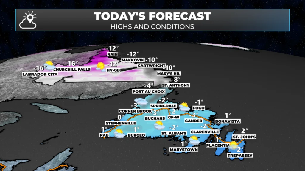 The forecast for today, December 2, 2025.