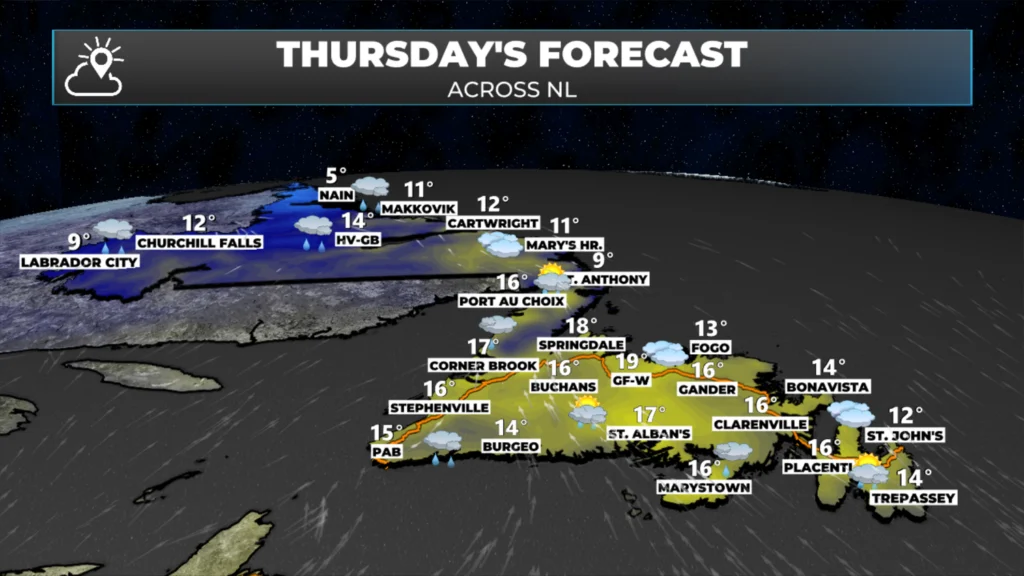 Thursday Morning Weather Brief — October 23, 2025: forecast graphic 2
