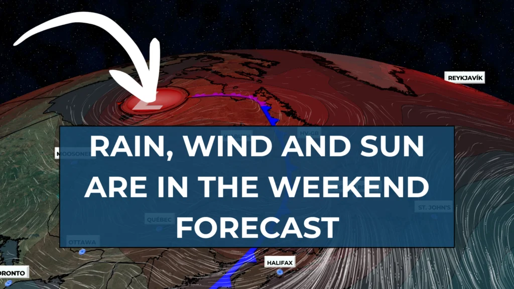 Rain and wind move through this evening, ahead of a nice-looking weekend!