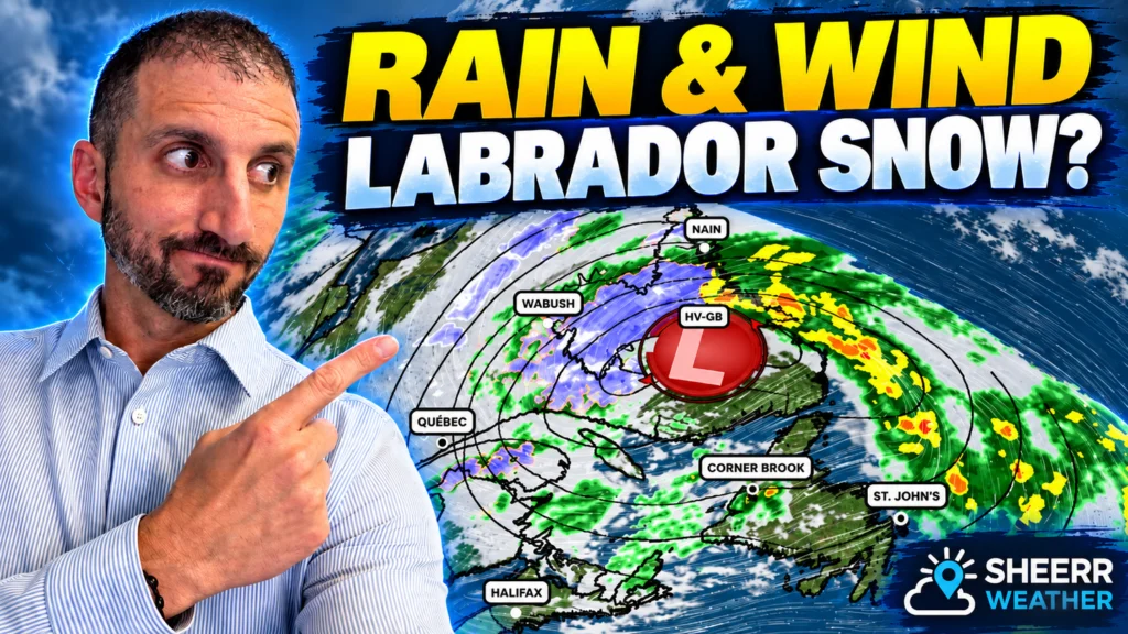 Rain, Wind and Even Snow as a Slow-Moving Low Takes Over