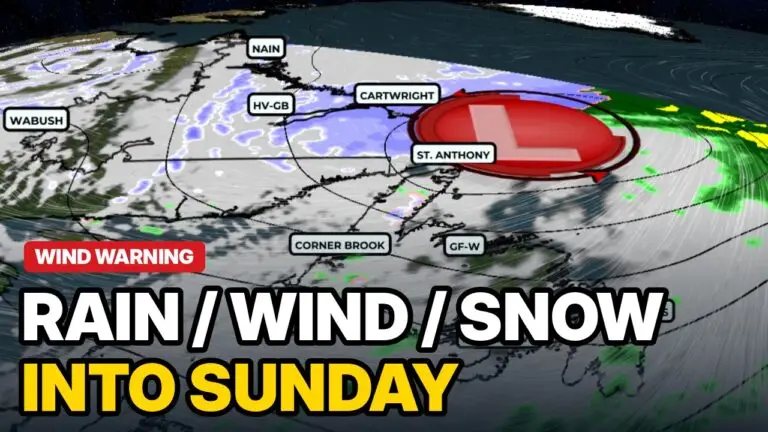 Rain, Wind and Snow Into Sunday