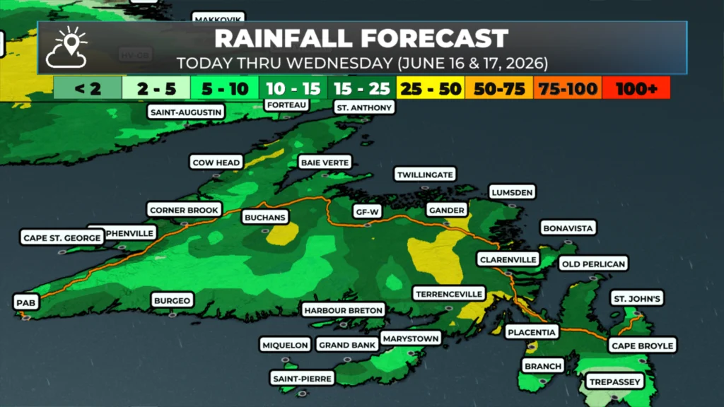 Tuesday Morning’s Weather Briefing — June 16, 2026: forecast graphic 5