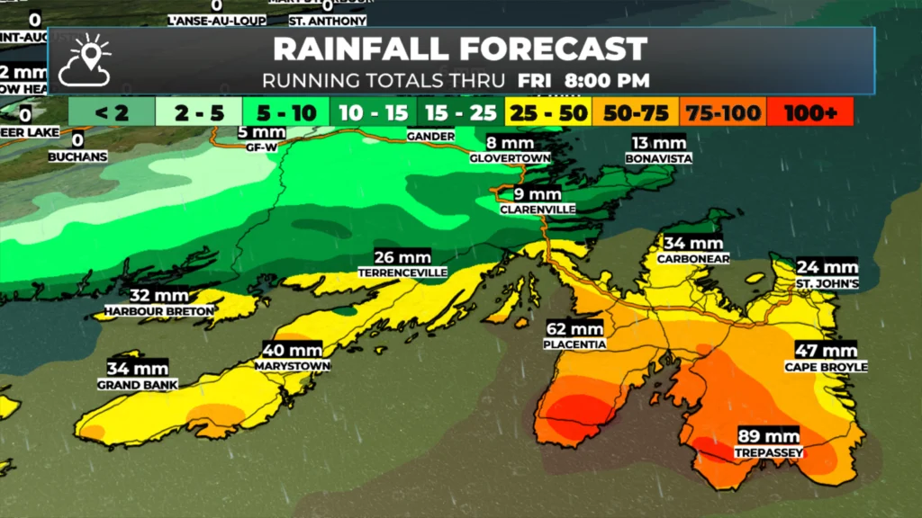Heavy rain, high winds on the docket for tonight and Friday