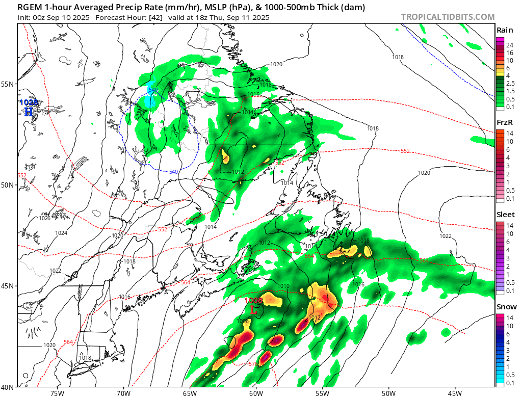 Wednesday morning weather brief — September 10, 2025: forecast graphic 7