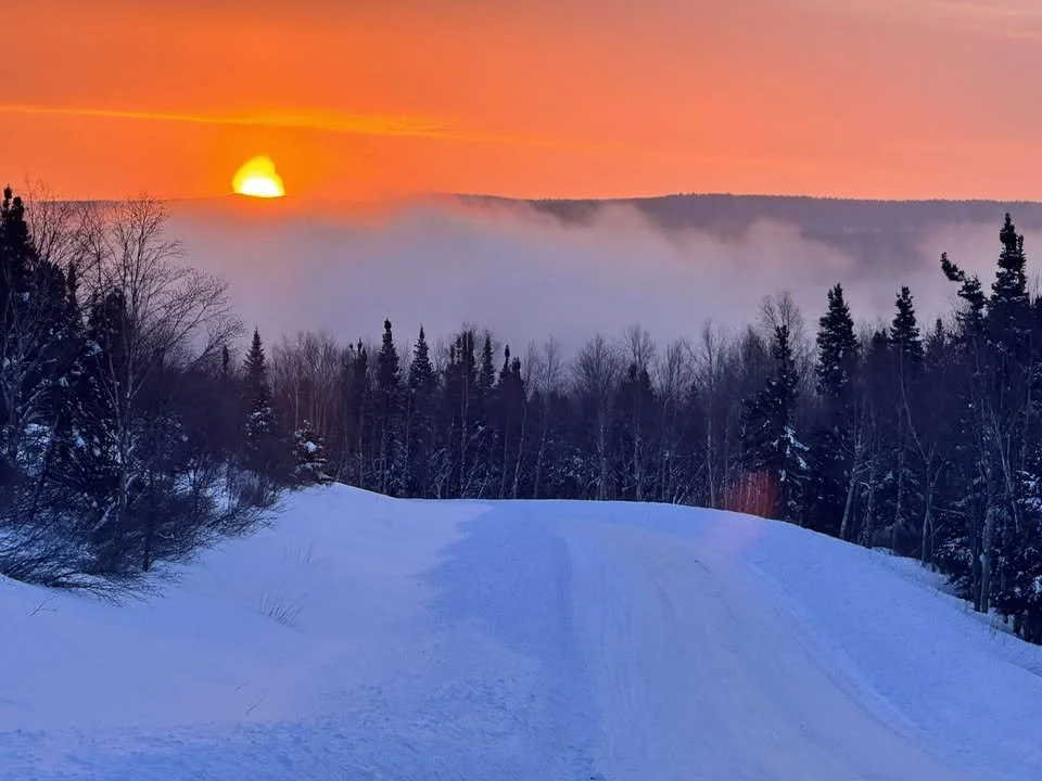 Churchill Falls, NL this morning - January 6, 2026. Credit: Sam Hardy