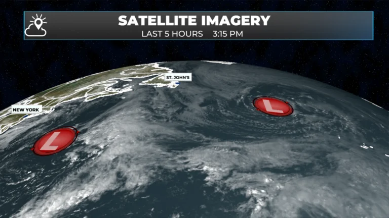 Slow-moving lows Bring Keep RDF In The Forecast For A While