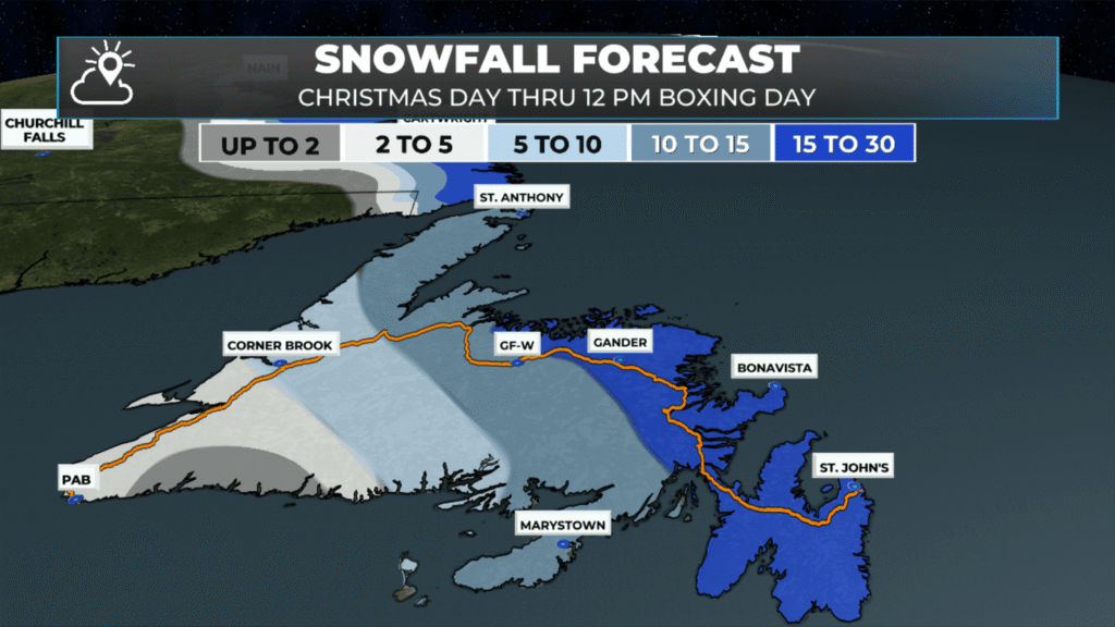 Christmas Eve Weather Update — December 24, 2025: forecast graphic 4