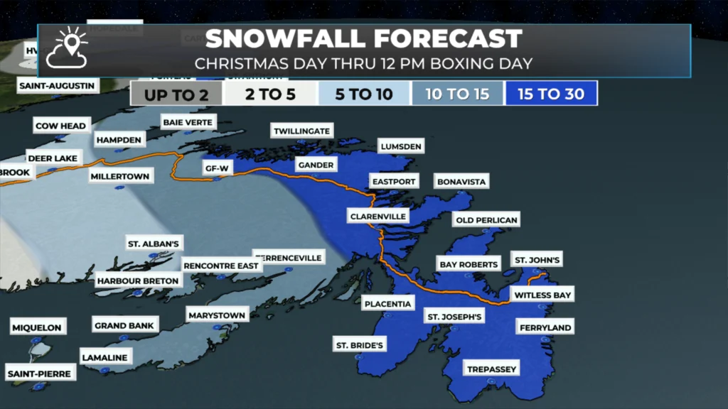 Christmas Eve Weather Update — December 24, 2025: forecast graphic 5