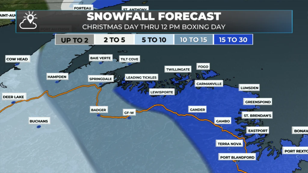 Christmas Eve Weather Update — December 24, 2025: forecast graphic 6