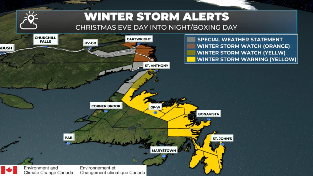 Christmas Eve Weather Update — December 24, 2025: forecast graphic 8