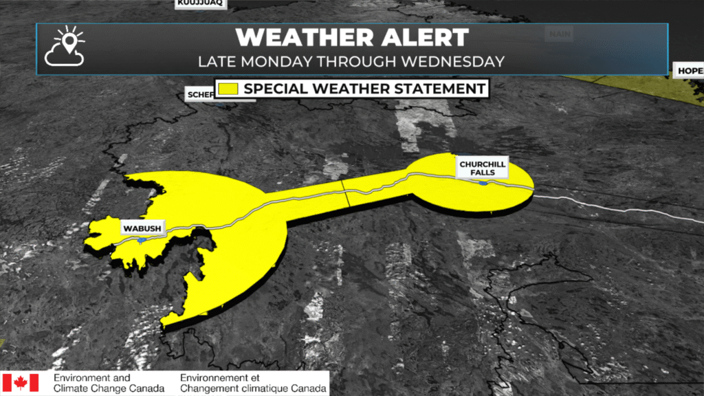 Special Weather Statements Issued Ahead Of Early Week Storm: forecast graphic 2