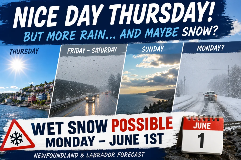 Sunshine Returns Briefly Before Another Round Of Rain… And Maybe Even June Snow
