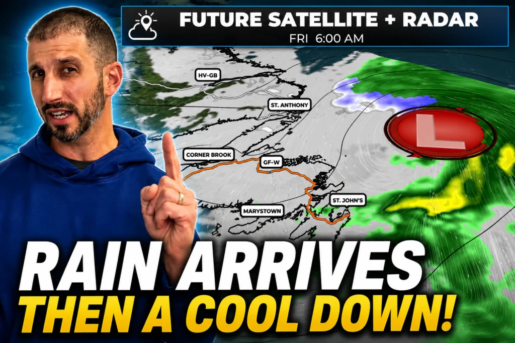 Thursday Brings Rain OR Showers, Then a Cooldown for Friday