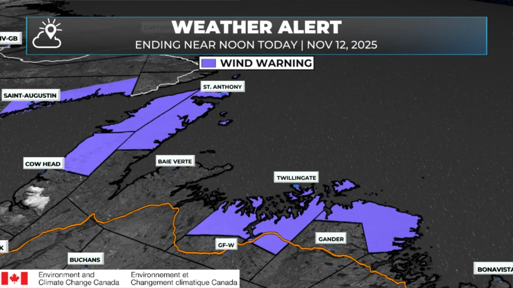 Wednesday Morning Weather Brief — November 12, 2025: forecast graphic 4